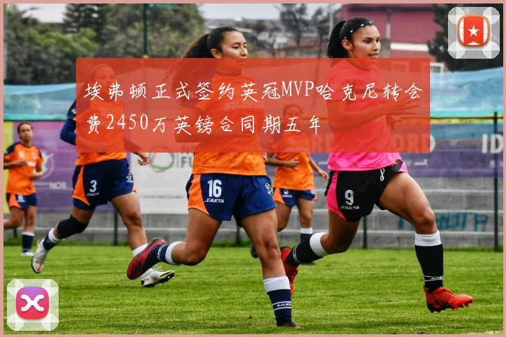 埃弗顿正式签约英冠MVP哈克尼转会费2450万英镑合同期五年
